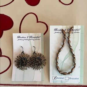 Bronze ColorJewelry Set